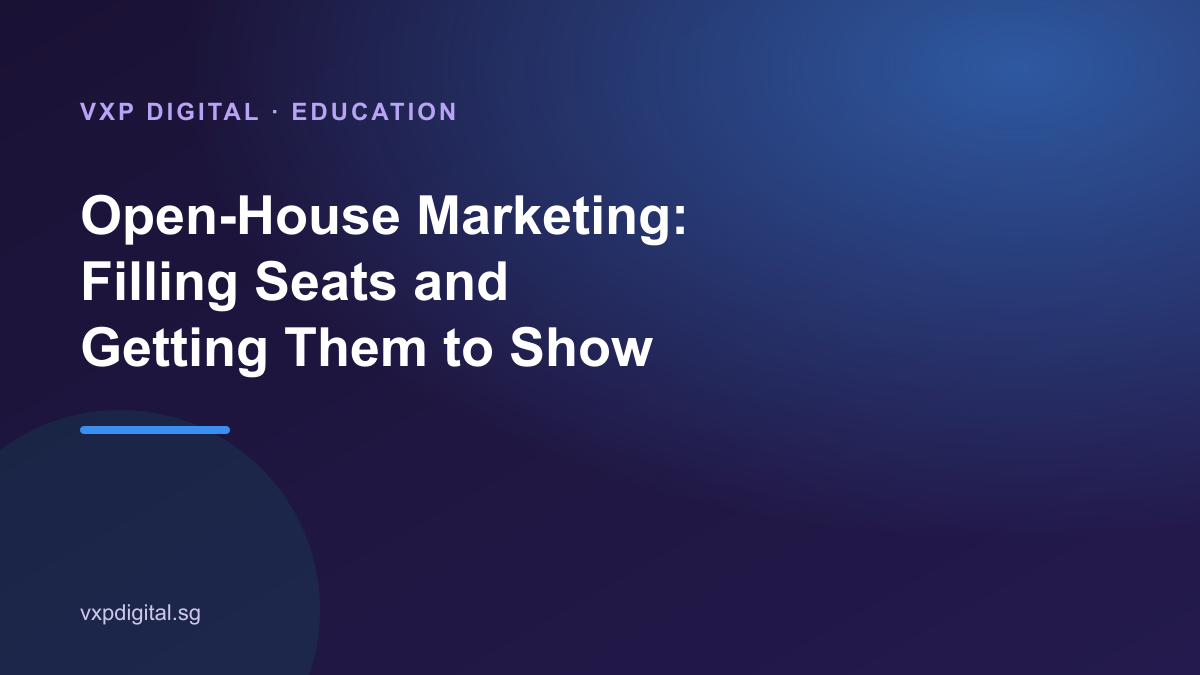 Open-House Marketing: Filling Seats and Getting Them to Show