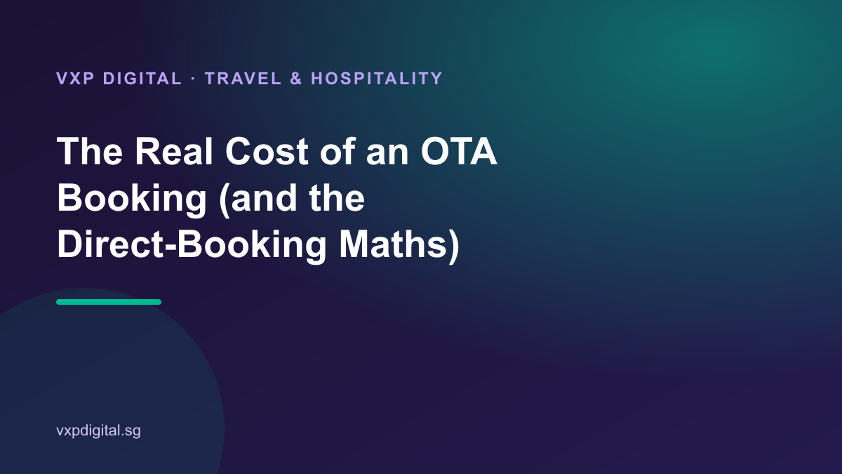 The Real Cost of an OTA Booking (and the Direct-Booking Maths)