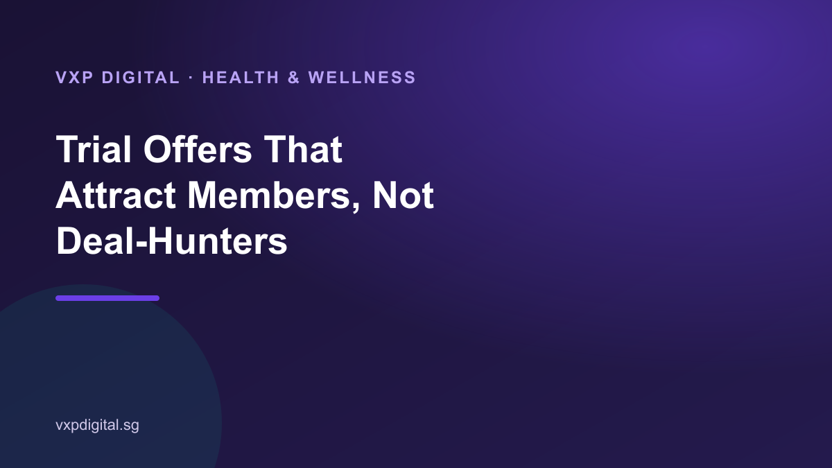 Trial Offers That Attract Members, Not Deal-Hunters