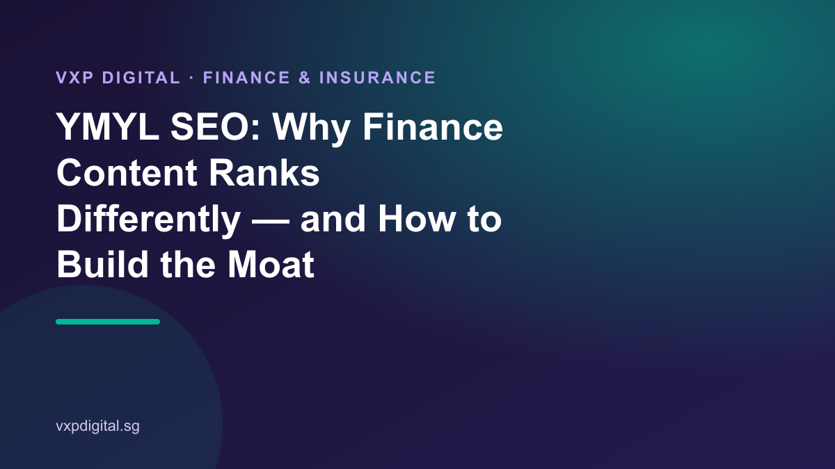 YMYL SEO: Why Finance Content Ranks Differently, and How to Build the Moat